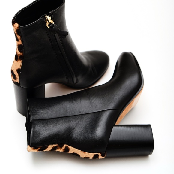 NWT, DVF Animal print & Leather boot - Picture 6 of 8